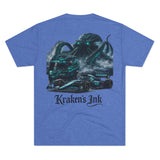 Kraken's Ink F1 Unisex Tri-Blend Crew Tee
