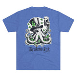 Kraken's Ink Clover Unisex Tri-Blend Crew Tee