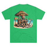Kraken's Ink Tiki Bar Unisex Tri-Blend Crew Tee