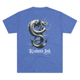 Kraken's Ink Anchor Ride Unisex Tri-Blend Crew Tee