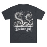 Kraken's Ink Mermaid Tangle Tri-Blend Crew Tee
