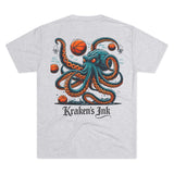 Kraken's Ink Hoops Tri-Blend Crew Tee
