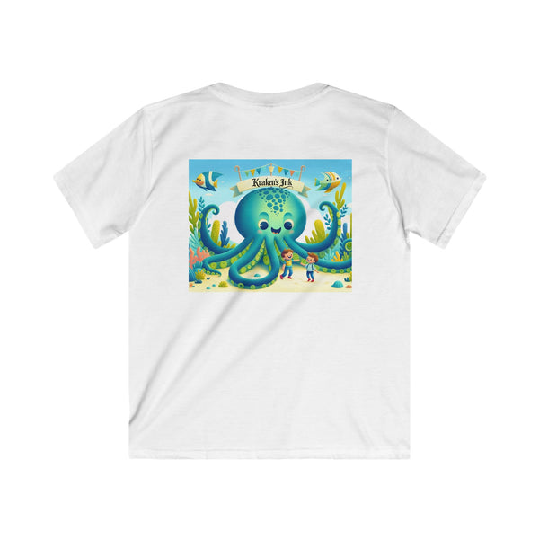 Kraken's Ink Let's Play Unisex Kids Softstyle Tee