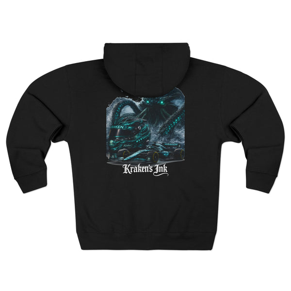 Kraken's Ink Unisex F1 Zip Hoodie