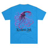 Kraken's Ink Translucent Unisex Tri-Blend Crew Tee