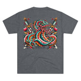 Kraken's Ink American Traditional Unisex Tri-Blend Crew Tee