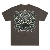 Kraken's Ink Dragon Swirl Unisex Tri-Blend Crew Tee
