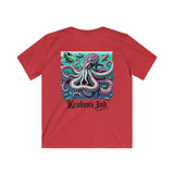 Kraken's Ink Pixel Unisex Kids Softstyle Tee