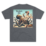 Kraken's Ink Vintage Gal Unisex Tri-Blend Crew Tee