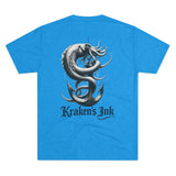 Kraken's Ink Anchor Ride Unisex Tri-Blend Crew Tee