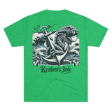 Kraken's Ink Anchor Drop Unisex Tri-Blend Crew Tee