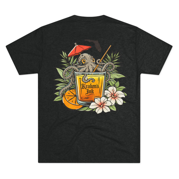 Kraken's Ink FL Juice Tri-Blend Crew Tee