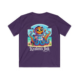 Kraken's Ink Astronaut Unisex Kids Softstyle Tee