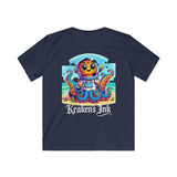 Kraken's Ink Astronaut Unisex Kids Softstyle Tee
