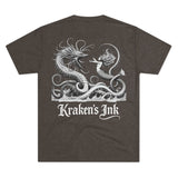 Kraken's Ink Mermaid Tangle Tri-Blend Crew Tee