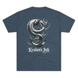 Kraken's Ink Anchor Ride Unisex Tri-Blend Crew Tee