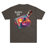 Kraken's Ink Sunset Bottle Unisex Tri-Blend Crew Tee