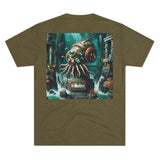 Kraken's Ink Steampunk Tri-Blend Crew Tee