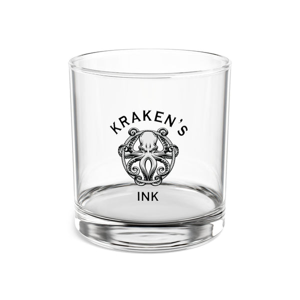 Kraken’s Ink 10oz Rocks Whiskey Glass
