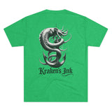 Kraken's Ink Anchor Ride Unisex Tri-Blend Crew Tee