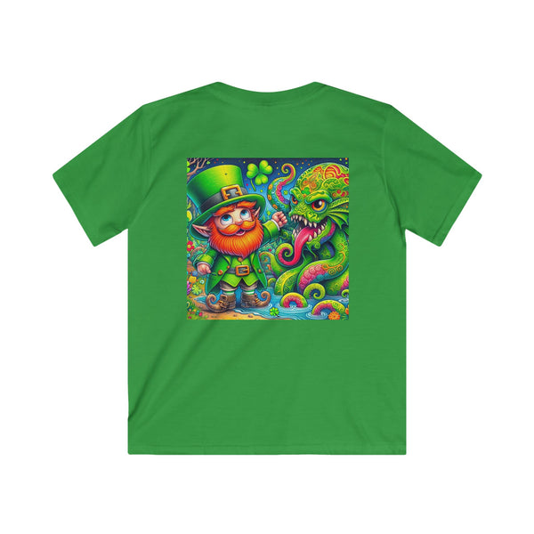 Kraken's Ink Luck of the Irish Unisex Kids Softstyle Tee