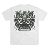 Kraken's Ink Dragon Swirl Unisex Tri-Blend Crew Tee