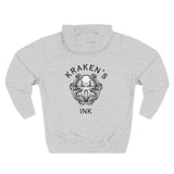 Kraken's Ink Three-Panel Fleece Hoodie