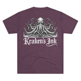 Kraken's Ink Portrait Unisex Tri-Blend Crew Tee