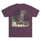 Kraken's Ink Tiki Island Unisex Tri-Blend Crew Tee