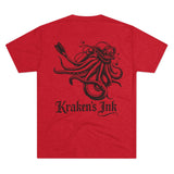 Kraken's Ink Scuba Steve Unisex Tri-Blend Crew Tee