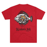 Kraken's Ink FL Flounder Unisex Tri-Blend Crew