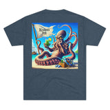 Kraken's Ink Claim This Spot Unisex Tri-Blend Crew Tee