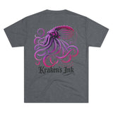 Kraken's Ink Translucent Unisex Tri-Blend Crew Tee