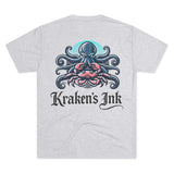 Kraken's Ink Crab Unisex Tri-Blend Crew Tee
