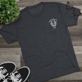 Kraken's Ink Ship Under Fire Unisex Tri-Blend Crew Tee