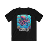 Kraken's Ink Snorkeling Unisex Kids Softstyle Tee