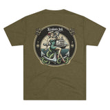 Kraken's Ink Pinup Girl Unisex Tri-Blend Crew Tee