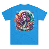Kraken's Ink Mermaid Glam Unisex Tri-Blend Crew Tee