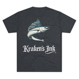 Kraken's Ink Sailfish Unisex Tri-Blend Crew Tee
