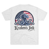 Kraken's Ink Murica Unisex Tri-Blend Crew Tee