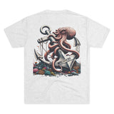 Kraken's Ink Anchor Love Unisex Tri-Blend Tee