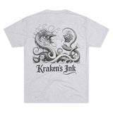 Kraken's Ink Mermaid Tangle Tri-Blend Crew Tee