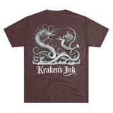 Kraken's Ink Mermaid Tangle Tri-Blend Crew Tee
