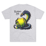 Kraken's Ink Softball Unisex Tri-Blend Crew Tee