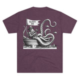 Kraken's Ink Just Fishing Unisex Tri-Blend Crew Tee