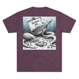 Kraken's Ink Shipwreck Unisex Tri-Blend Crew