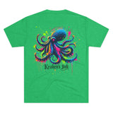 Kraken's Ink Paintball Splatter Unisex Tri-Blend Crew Tee