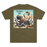 Kraken's Ink Vintage Gal Unisex Tri-Blend Crew Tee
