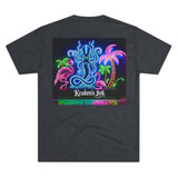 Kraken's Ink Miami Lights Unisex Tri-Blend Crew Tee