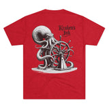 Kraken's Ink Turn the Ship Unisex Tri-Blend Crew Tee